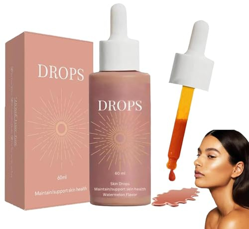 Sunless Tanning Drops, Tropfen zur Natürlichen Steigerung des Melanins,für Gesicht und Körper, Flüssige Bräunungstropfen, Sonnengeküsstes Leuchten ohne Sonnenschäden und Stundenlanges