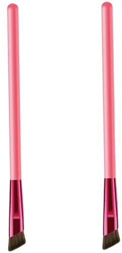 VINTORKY 2stücke Augenbrauenpinsel Abgewinkelt Für Make-up Frauen Eyeliner Kosmetik Werkzeuge Bürstenpinsel