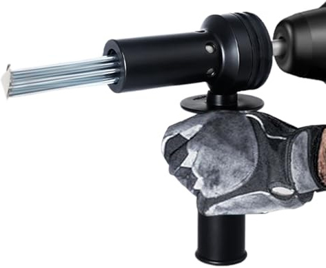 xowwyue Accessoires pour détartreur d'aiguilles – Adaptateur robuste à 18 aiguilles, anti-rouille en d'acier | pour percer le carrelage, la texturation de la maison, la construction, le