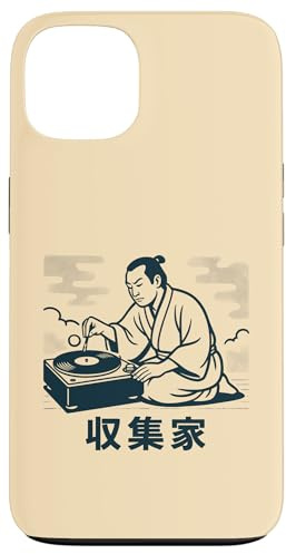 Samurai Vinyl Collector Tocadiscos DJ Carcasa para iPhone 13