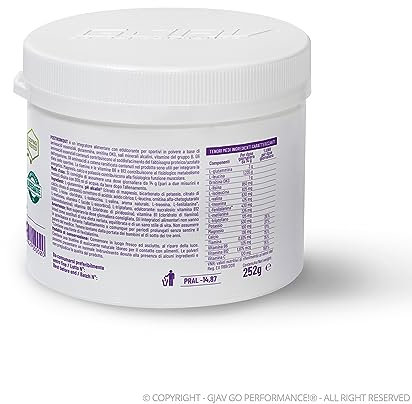 Gjav, Go Performance! Integratore Alimentare Postworkout, 252 g