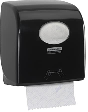 Aquarius, 7956, Slimroll Rollenhandtuchspender, Schwarz, 1 x 1 Spender