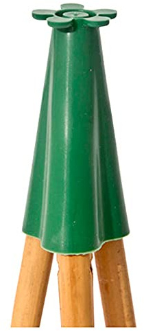 Bulk Hardware Bh05559 Wigwam Jardin Bambou Grip Top support pour 3 cannes, Lot de 20 pièces