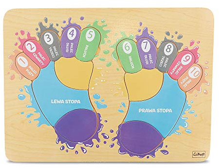 Trefl Tup Tup StÄlpki Zabawka drewniana 61395 [Puzzle]