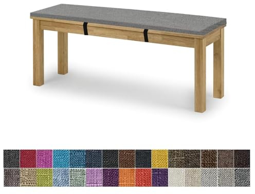 yaoumeo Bankauflage Sitzkissen,Bankkissen,90x40x5cm Gartenbank Auflage,Waschbar-Abnehmbarem,Mehrere Farbgrößen Verfügbar(Dunkel Grau)