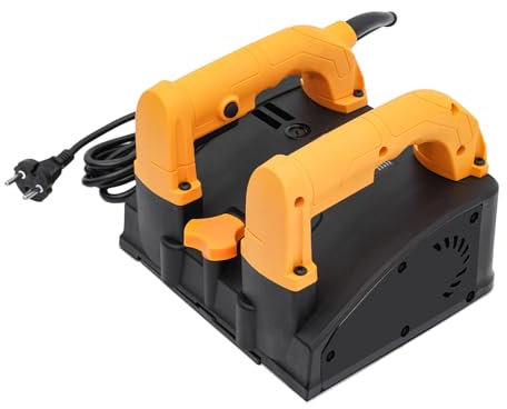 Piallatrice elettrica da parete, 1200 W, piallatrice portatile a rullo con cavo di intonaco di sabbia e pareti di cemento/stucco (Pointed Triangle)