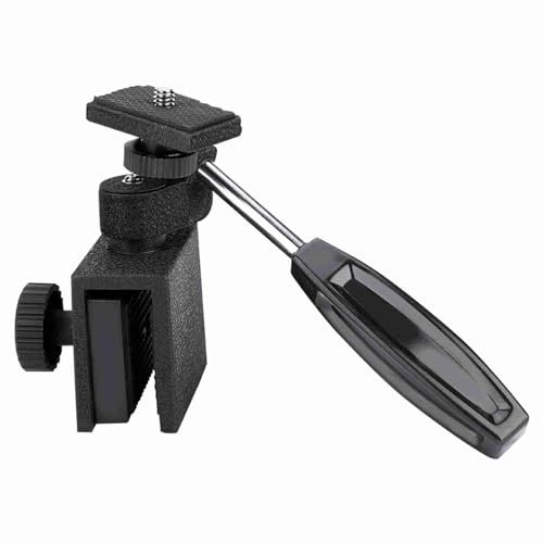 Beufee Supporto per Finestrino Dell'auto, Filettatura Regolabile per Finestrino Dell'auto da 1/4 con Maniglia per Telescopi Fotografici, Videocamere, Dispositivi Notturni