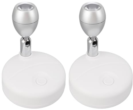 TARSHYRY Kabelloser LED-Strahler, Drehbare, Batteriebetriebene Bilderleuchten, 13 Farben, Dimmbare Deckenbeleuchtung für den Innenbereich, Puck-Leuchten mit Fernbedienung,