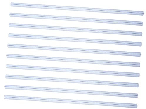 STOBOK 10stücke Teiliges Transparenter Slide Grip Binding Bars Leichte Kunststoff-klemmschienen Zum Einfachen Ergänzen Und Entfernen Von Din Blättern Stabiler Ersatz Für Büro Schule Home