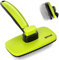 Pecute Cepillo para Perros Gatos, Peine para Gatos Pelo Autolimpiante, Cepillo Gato para Masaje con Púas Flexible de Inoxidable, Cepillo para Perros/Gatos de Pelo Corto y Largo (Verde, Ensanchar)