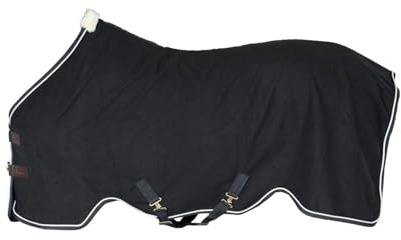 Kentucky - Abschwitzdecke vegan Wool schwarz 145-6'6