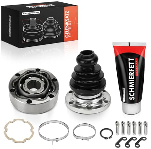 Frankberg Gelenksatz Antriebswelle Antriebswelle Vorne Links und Rechts | Kompatibel mit B.o.r.a Golf IV P.a.s.s.a.t 155 156 80 90 100 200 A3 A4 A6 TT Replace# 1K0407331