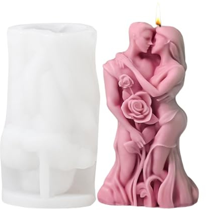 Körper Kerzenform, Valentinstag-Harzform, Handgemachte Seifengips-Epoxidharzform, Liebhaber Umarmen Kerzen Körperform - Umarmungspaar-Kerzen-Silikonform Zur Herstellung Von Kerzen, Aromatherapie-Kerze