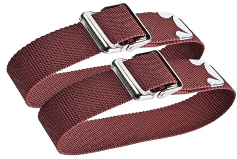 SHERCHPRY 2 Stück Verstellbare Nylon Beinriemen Befestigung für Trockenbau Stelzen mit Aluminiumlegierung Ersatz Fußband für Verputz Maler und Verkabelungsarbeiten