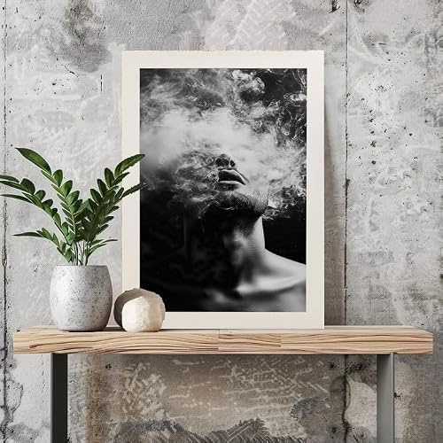 Stallmann Design 'New Modern' Bilderrahmen 75 x 98 cm | Farbe: Weiß | eleganter Frame für Ihre Fotos und Motive