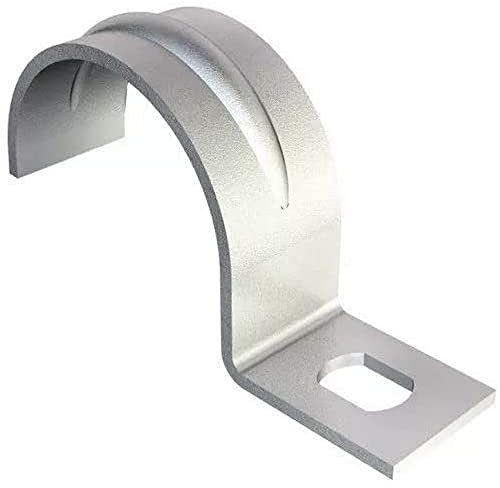 OBO Bettermann 1003461 Klammern für Kabel und Rohre, 604 47 G Typ, 47 mm Ø, 5, 5 mm x 7 mm, Lochgröße 1,5 mm, Stärke 100 Stück