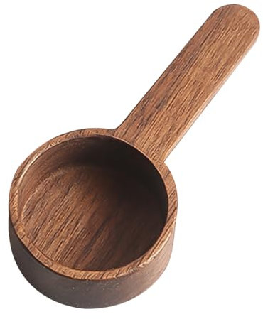 Cabilock Holzschaufel Messlöffel Teeschaufel Gewürzschaufel Tee Löffel Füllschaufel für Salz Kaffee Süßigkeiten Mehl Waschmittel Pulver Küche Werkzeuge 9.5X4.5CM
