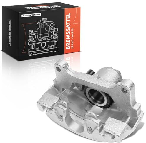 Frankberg Bremssattel Bremszange Vorne Rechts mit Halter 14133165 | Lochabstand Halterung 146mm; Kompatibel mit Golf VI Cabriolet 517, CC 358, Golf Plus 521 5M1, A3 8P1, P.a.s.s.a.t 3C2