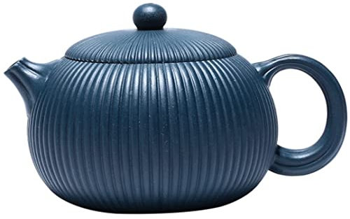 RUVOO Theiere Fonte Théière en Fonte Théière Japonaise Théière De 8,7 Oz/0,26 L Azure Mud Tea Pot Théière De Style Japonais Faite À La Main Theiere Japonaise