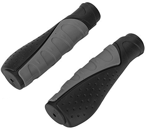 Leapiture 1 Paar Lenkergriffe Fahrradlenkergriffe Anti-Rutsch-Lenkergriffe Ergonomische Lenkergummigriffe Schwarz Fahrradzubehör Für Radsportliebhaber Geschenk