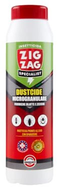 Zig - Zag, Insetticida Microgranulare Formiche, Blatte e Zecche, Insetticida ad uso interno, formato 250 gr
