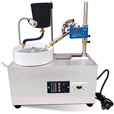 MEIVIYA Lucidatrice per Gioielli Misuratore Multi-Funzione del tornio del tornio del tornio del lapidario Lapidary Faceting Machine Gemstone Macing Machine Attrezzature for lucidatura(110v Digital)