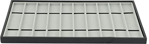 Lobamop 10 Slot Uhren Armband Halter, Uhren Armband GehäUse mit Klarem Deckel, Uhren ArmbäNder Organizer, Stapelbares Tablett für Uhren ArmbäNder A