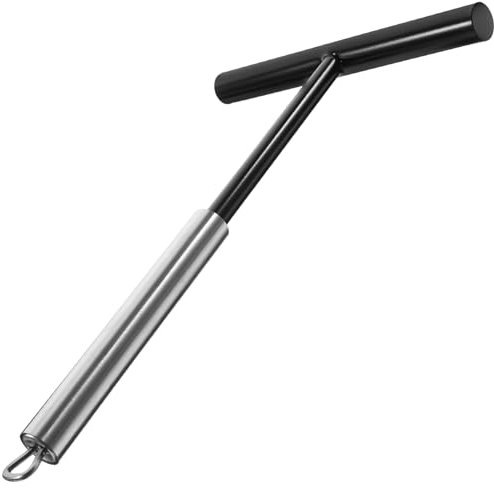 SHOWERORO 2pcs Crepe Tool Set Pancake Spreader Stainless Steel Nylon Material Non-Slip Handle Perfect for Baking