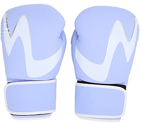 Bn gratis strid boxningshandskar herr dam muay thai handskar sandväska träning 12oz professionella andningsbara boxningshandskar (lila)