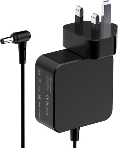 Jippofu 45W Laptop Charger Compatible with ASUS VivoBook 14 15 S14 S15 X540L X540UA X413JA X515EA X515JA ZenBook UX305 UX430U 19V DCIN Laptop Charger