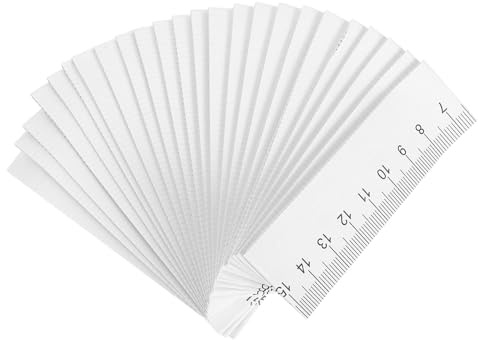 Ipetboom Ruban de Mesure en Papier Jetable 1 Mètre Lot de 100 Pièces pour Plaies et Mensurations Corporelles Adultes et -Nés Outil Médical Précis et Usage Unique en Milieu Hospitalier