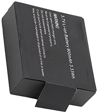Denash Original 3.7V 900mAh Rechargeable Lithium Ion Battery, High Capacity Sport Camera Battery with Easy Pull Strap and Multiple Protection, for SJ4000 SJ5000 M10 Camera