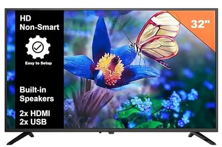 NEW 32 Inch HD TV DVB-T2 HDMI USB (None Smart)