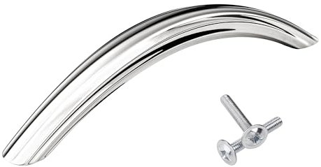 SOTECH 10er Set Möbelgriffe DIVIN Chrom poliert BA 128 mm Bügelgriff Schubladengriffe