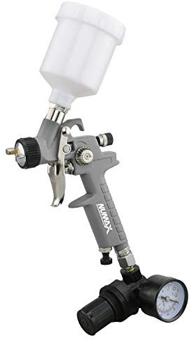 NuMax SPS08 Pneumatic Mini HVLP Gravity Feed Spray Gun with 0.8mm Nozzle