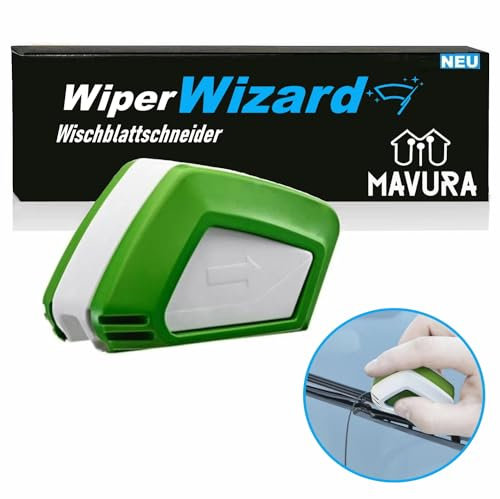 WiperWizard Scheibenwischer Nachschneider Wischblattschneider, Wischerblatt Abschneider