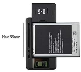 Mr. Gadget's Solutions Universal External Mobile Phone Battery Desktop Charger Kit USB Port LCD Display