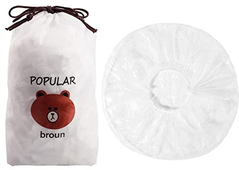 100Pcs Shrinkable Fresh Keeping Bags PE Cling Film Bags,Elastic Plastic Food Storage Covers Lids Universal Reusable Elastic Food Bowl Lids Kitchen Supplies for Food Fruit Vegetable Meat Preservation