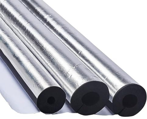 Janeepoch 95cm Tuyau Isolation Tube Manchon Mousse 30mm Épaisseur Isolation Tuyaux Anti-Gel D'extérieur pour Protection de sécurité Conduites d'eau Chaude et Froide (Size : 20mm x 30mm x 95cm)