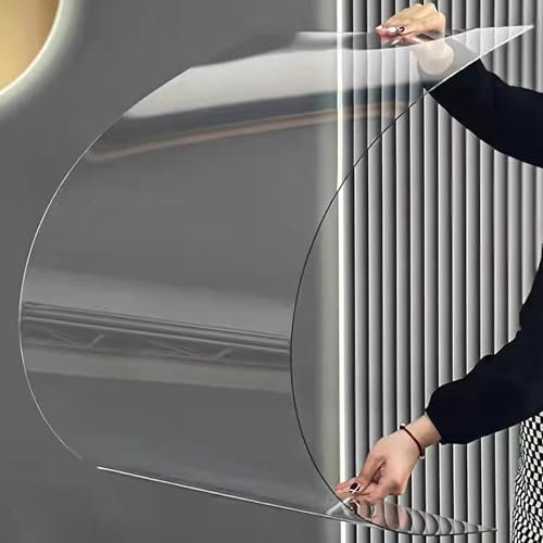 Dachplatten aus Polycarbonat,UV-beständig Regenschutz Gewächshaus Platten Vordach für Carport Balkon Pavillon,Überdachung,Leicht zu Schneiden,mit Schrauben,Anpassbare Größe (0.5 * 2m)