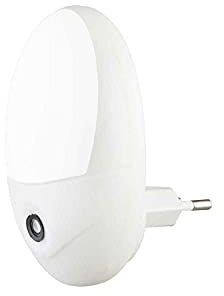 GLOBO LED-Nachtlicht Wandleuchte Stimmungslicht | Kunststoff | Weiß | mit Sensor | für die Steckdose | inkl. Leuchtmittel