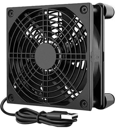 Fan for Router Cooling Strong Compact High Airflow Cooling Cooler Blower