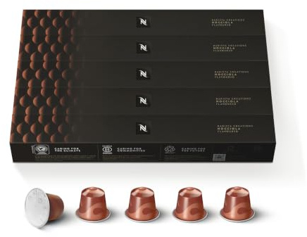 Nespresso Nocciola Original, torréfaction moyenne, 50 capsules d'expresso | 1 capsule café