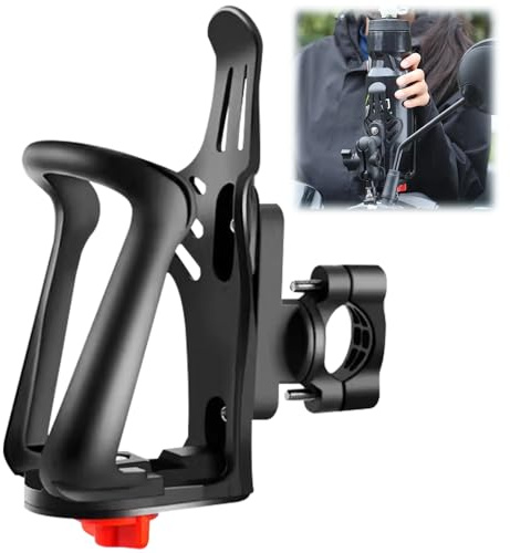 LYPPUL Porte-Bidon pour Vélo, VTT, Moto, Scooter, Vélo de Course et Poussette - Porte-gobelet pour Cadre et Guidon