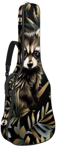 Gepolsterte Gitarrentasche mit niedlichen Planeten-Symbolen, schützende Akustikgitarre, Gigbag für E-Bass, Konzertgitarre, Mehrfarbig 04, 42.9x16.9x4.7 in, Lässiger Tagesrucksack