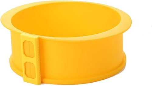 Runde Kuchenform Aus Silikon Zum Backen - 9 Zoll 7 Zoll 6 Zoll Kuchenform Mit Losem Glasboden Und Abnehmbarem Ring - Auslaufsichere Lfgb-Kieselgel-backform In Lebensmittelqualität, 7-inch