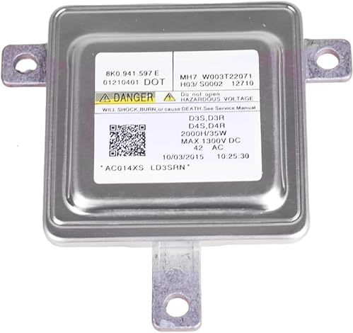 LithTor Xenon HID Headlight Ballast Control Module 8K0941597E W003T22071 D3S Ballast for Audi A1 A3 A4 A5 A6 A7 A8 Q3 Q5 Q7 VW Xenon LED Headlamp Ballast Module Replacement