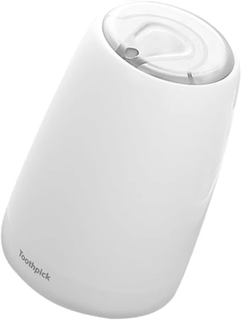 OSOLADY Porta Stuzzicadenti Dispenser Automatico in Plastico Bianco, Facile da Usare, per Ristorante e Arredamento Domestico