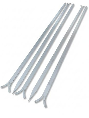 Spiedi in Acciaio Inox AISI 304 lunghi 64 cm per Carne Pesce Verdure (5)