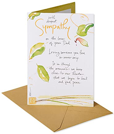 American Greetings Sympathy Card for Loss of Father (Never Easy)